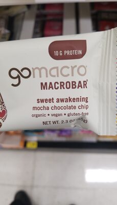 Go Macro Organic Macrobar Mocha Chocolate Chip