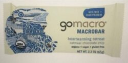Go Macro Organic MacroBar Oatmeal Chocolate Chip