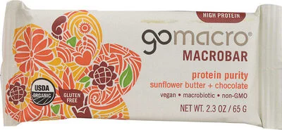 Go Macro Organic Macrobar Sunflower Butter + Chocolate