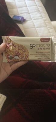 gomacro MACROBAR timeless treasure salted caramel + chocolate chips
