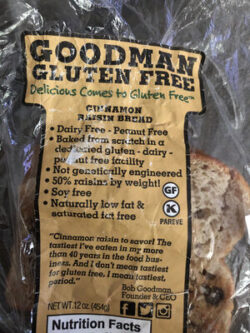 Goodman cinnamon raisin