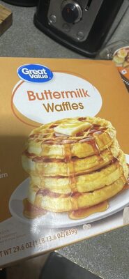 Great Value Buttermilk Waffles
