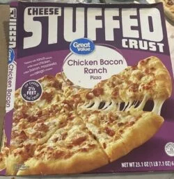 Great Value Chicken Bacon Ranch Pizza