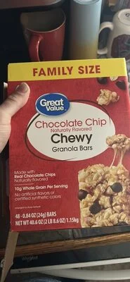 Great Value Chocolate Chip Chewy Granola Bar