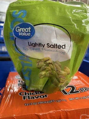 Great Value Lightly Salted No Shell Pistachios