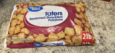 Great Value Taters Seasoned Shredded Potato Tots