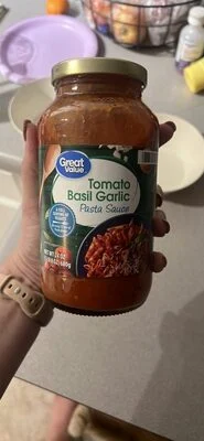 Great Value Tomato Basil Garlic Pasta Sauce