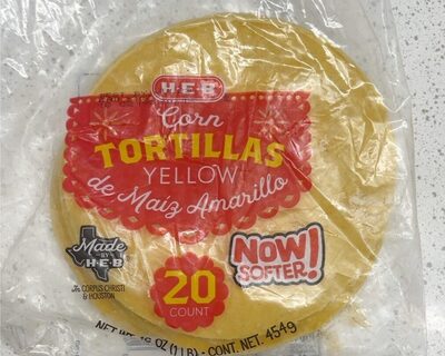 H-E-B Corn Tortillas Yellow