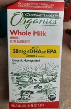 H-E-B Organic wjole milk