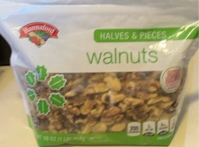 Hannaford Walnuts Halves & Pieces