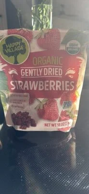 Happy Village Organic Gently Dried Strawberries