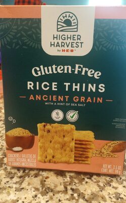 Higher Harvest Ancient Grain Rice Crackers