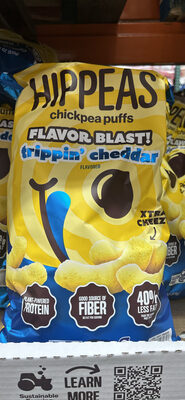 HIPPEAS FLAVOR BLAST! trippin' cheddar