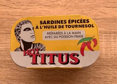 Hot Titus Spiced Sardines In Vegetable Oil