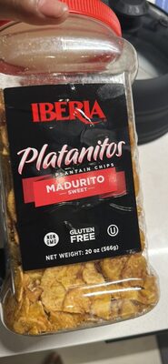 Iberia MADURITO SWEET Platanitos Plantain Chips