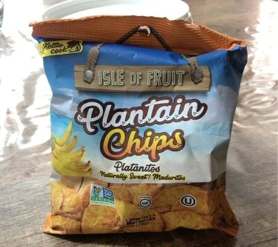 Isle of fruit Plantain Chips Naturally Sweet