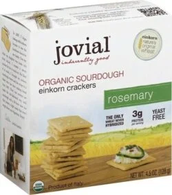 Jovial Crackers, Organic Einkorn Sourdough, Rosemary