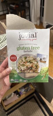 jovial Organic Brown Rice Pasta gluten free farfalle