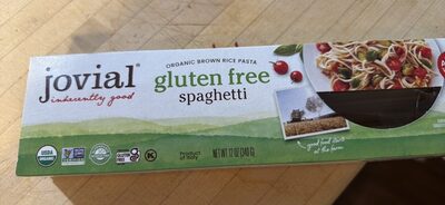 jovial organic brown rice pasta gluten free spaghetti