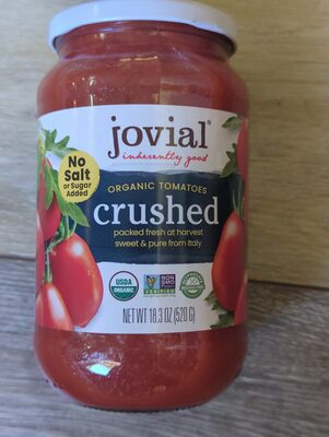 Jovial Tomatoes, Crushed Organic