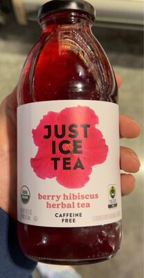 JUST ICE TEA berry hibiscus herbal tea