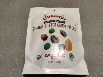 Justin's Dark Chocolate Peanut Butter Candy Pieces