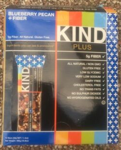 Kind Blueberry pecan bar