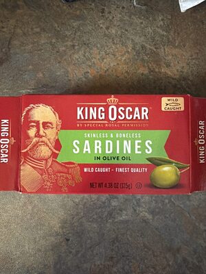 King Oscar Skinless & Boneless Sardines in Olive Oil