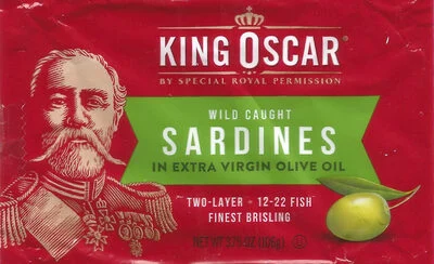 King Oscar Wild Caught Sardines in Extra Virgin Olive Oil