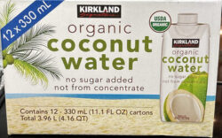 Kirkland Organic coconut water