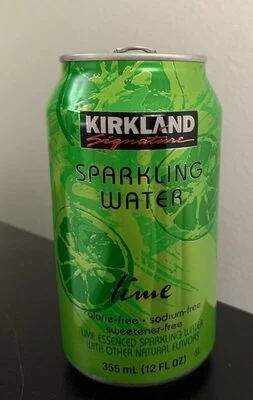 Kirkland Signature Lime Sparkling Water
