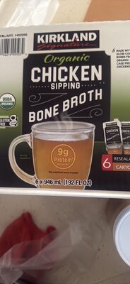 Kirkland Signature Organic Chicken Sipping Bone Broth