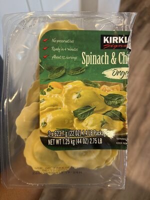 Kirkland Signature Spinach & Cheese Ravioli