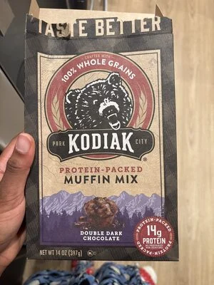 Kodiak PROTEIN-PACKED MUFFIN MIX DOUBLE DARK CHOCOLATE