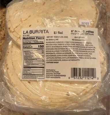 La Burrita 8" Press Gorditas
