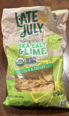 Late July Organic Sea Salt & Lime Tortilla Chips