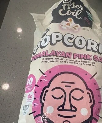 Lesser Evil Himalayan Pink Salt popcorn