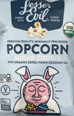 Lesser Evil Organic Popcorn Sugar Cookie