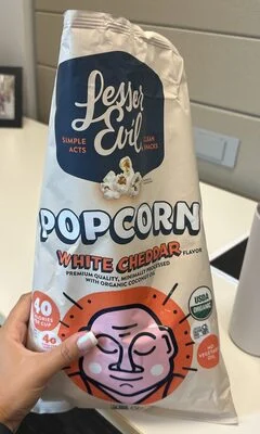 LesserEvil Popcorn White Cheddar Flavor