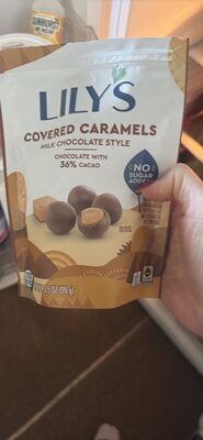 Lily's Covered Caramels Milk Chocolate Style