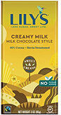 LILY'S CREAMY MILK MILK CHOCOLATE STYLE BAR