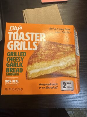Lily’s Toaster Grills - Grilled Cheesy Garlic Bread