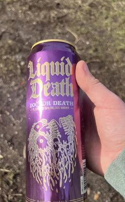 Liquid Death Doctor Death Flavored Sparkling Water