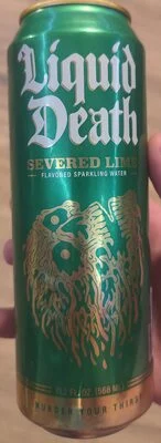 Liquid Death Severed Lime Flavored Sparkling Water