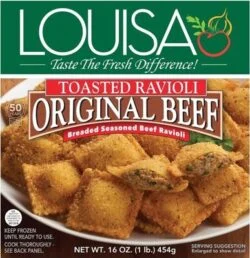Louisa Food Products  Inc. Toasted beef ravioli