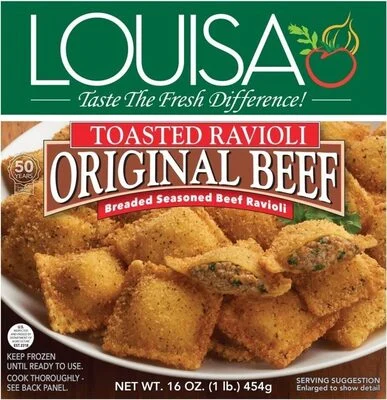 Louisa Food Products Inc. Toasted beef ravioli