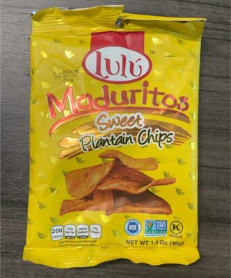 Lulú Maduritos Sweet Plantain Chips