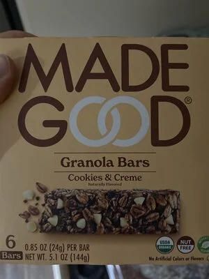 Made Good Cookies & Creme Granola Bars