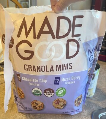 Made Good Granola Minis, Chocolate Chip & Mixed Berry
