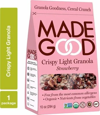 MadeGood Organic Crispy Light Granola Strawberry